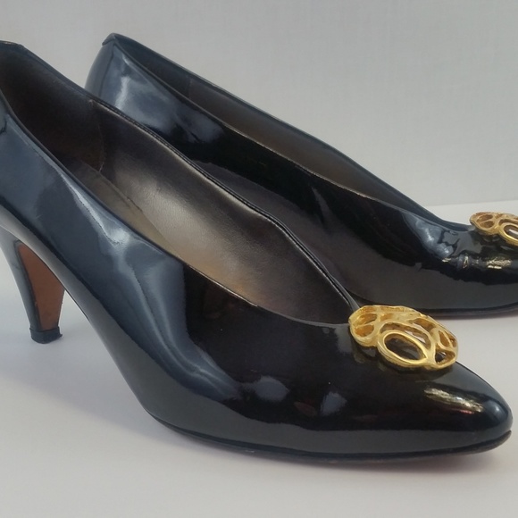 Sesto Meucci Shoes - Vintage Sesto Meucci Patent Heels size 6.5 N
